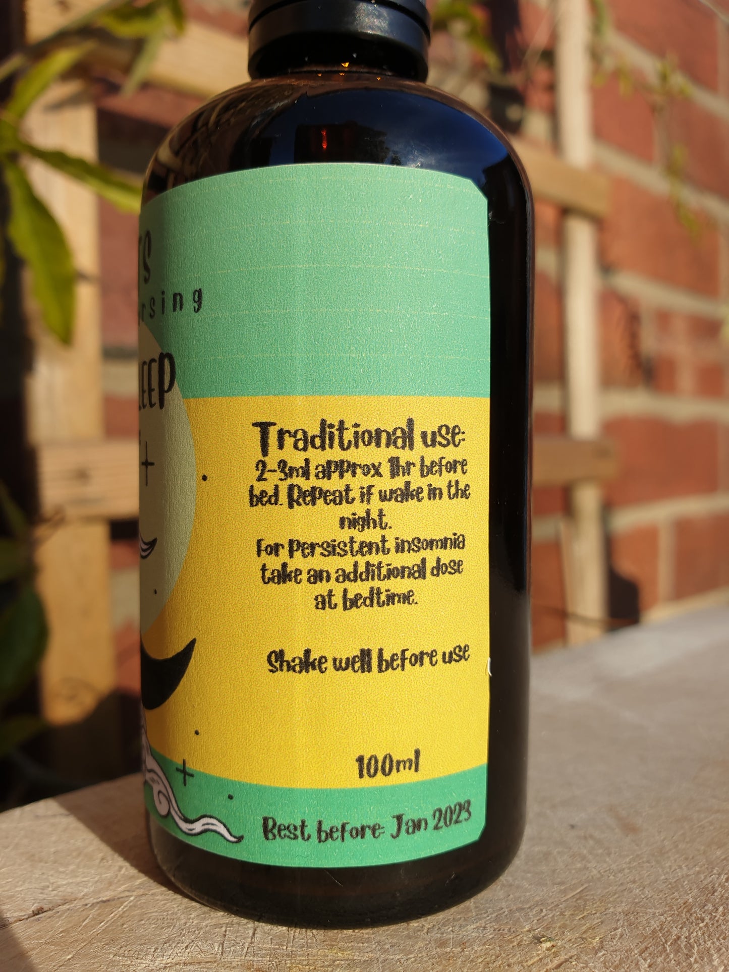 DEEP SLEEP - relaxing herbal tincture blend for sleep disturbance, insomnia and stress-induced sleeplessness.