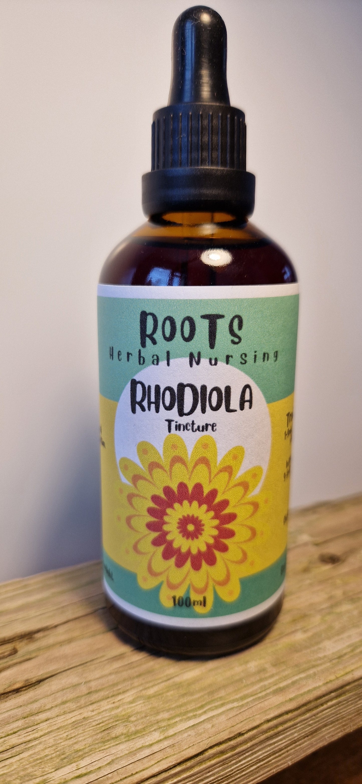 RHODIOLA ROSEA herbal tincture 1:3, for stress relief, muscle strength and stamina, increasing energy and memory, and immune system function